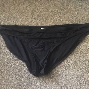 Black bathing suit bottoms
